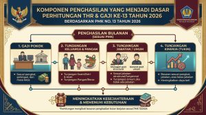 PMK 13/2026 Teknis Pembayaran THR dan Gaji 13