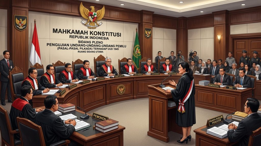 UU Pemilu Pasal Pilkada kembali diuji di MK