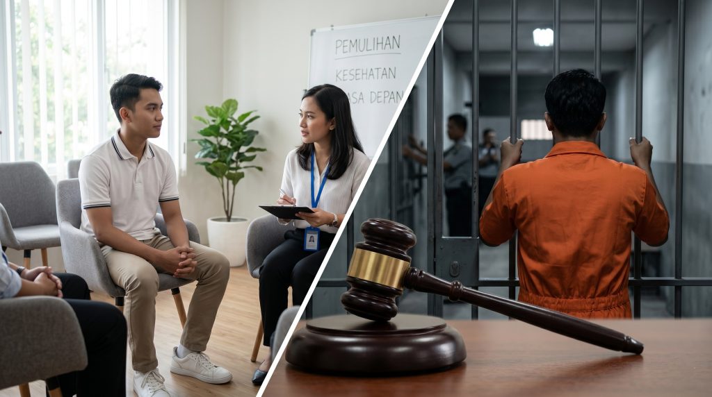Kasus Narkotika: Tren Pidana Rehab vs Penjara