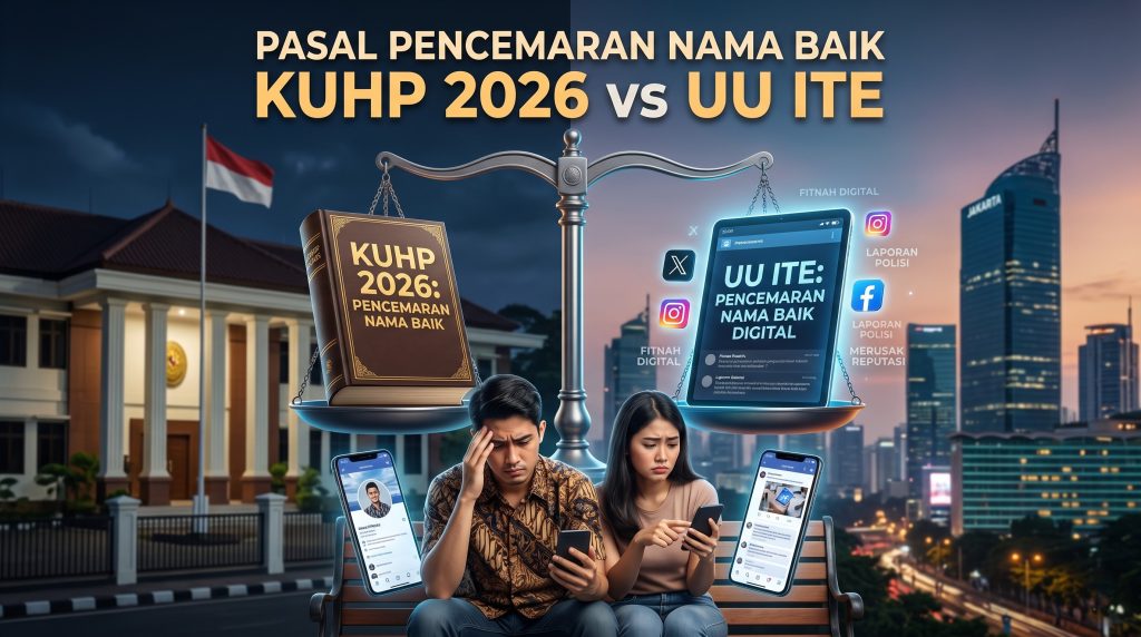 Pasal Pencemaran Nama Baik KUHP 2026 vs UU ITE