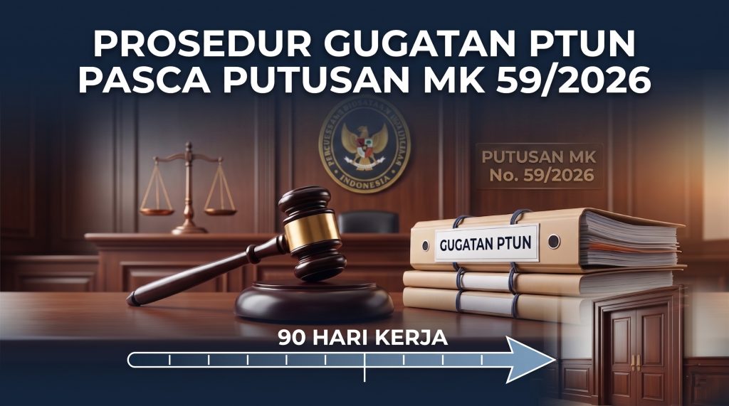Prosedur Gugatan PTUN Pasca Putusan MK No 59/2026