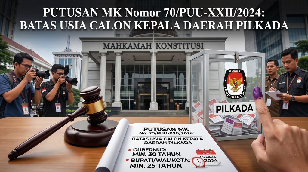 Putusan MK tentang Batas Usia Calon Kepala Daerah Pilkada