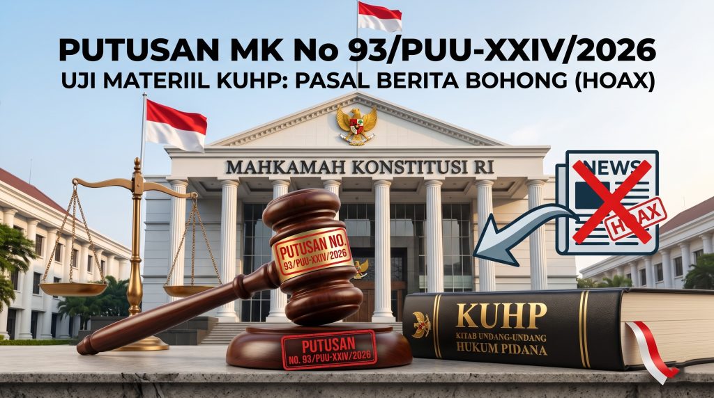 Putusan MK tentang Uji Materiil KUHP Pasal Berita Bohong