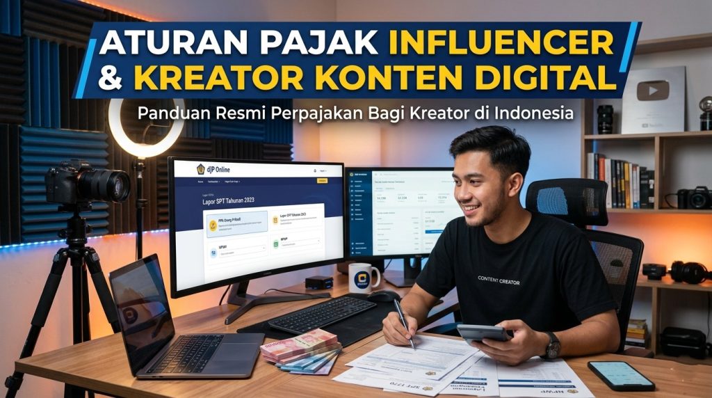 Aturan Pajak Influencer dan Kreator Konten Digital