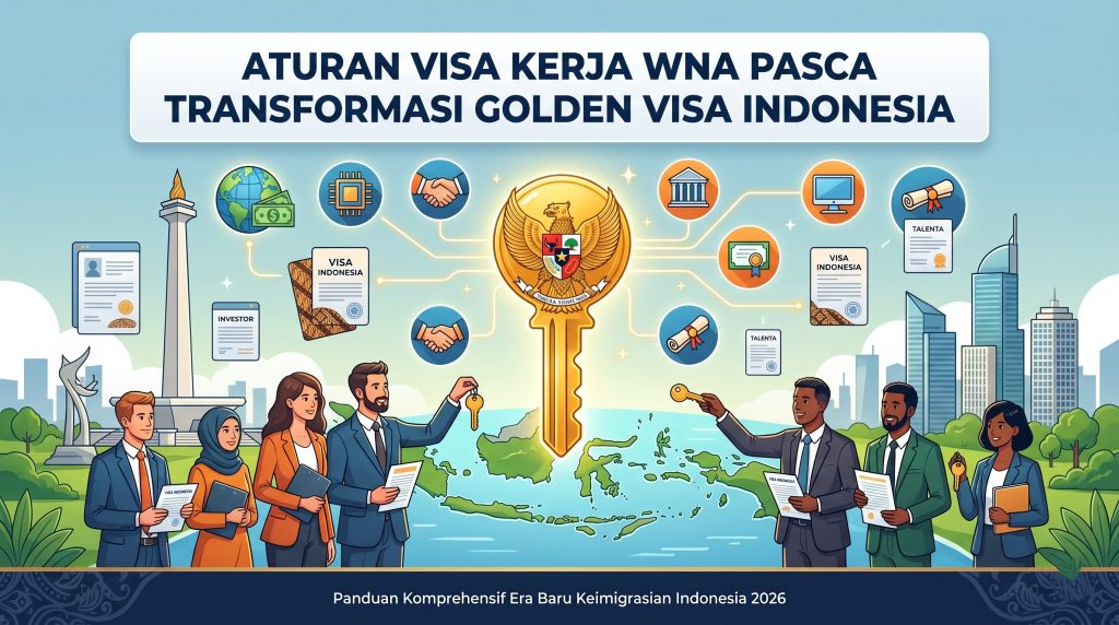 Aturan Visa Kerja WNA Pasca Transformasi Golden Visa Indonesia