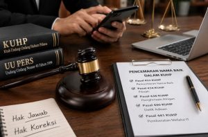 Ilustrasi Pencemaran nama baik, batas kritik, unsur delik aduan, hak jawab dan koreksi
