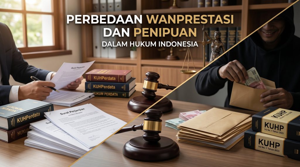 Perbedaan Wanprestasi dan Penipuan dalam Hukum Indonesia