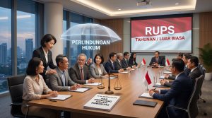 Visual hak pemegang saham minoritas dalam RUPS berdasarkan UU PT untuk perlindungan aset korporasi