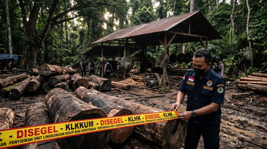 Tanggung Jawab Hukum Sawmill Ilegal