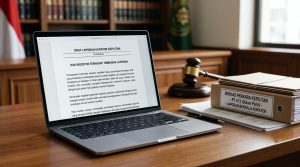 Dokumen hukum resmi mengenai hak kreditor mendapatkan tembusan laporan kurator dalam persidangan kepailitan Indonesia
