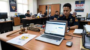 Pegawai sedang memahami Tanggung Jawab Hukum Bea Cukai terkait Gratifikasi, Pencatatan, dan Kode Angka