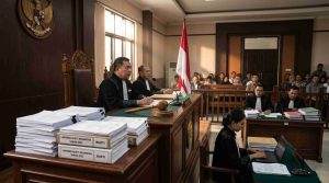 Sidang pencucian uang tindak pidana korupsi di pengadilan Indonesia