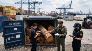 Penegakan hukum sektor kehutanan dalam membongkar jaringan penyelundupan transnasional di pelabuhan internasional