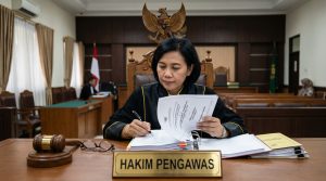 Peran Hakim Pengawas dalam Mengawasi Kewajiban Kurator Kepailitan saat memeriksa dokumen laporan keuangan boedel pailit di Pengadilan Niaga
