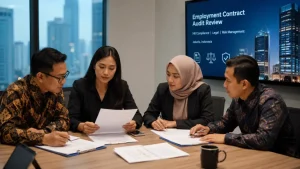 Dokumen resmi mengenai regulasi daftar pekerjaan alih daya di Indonesia