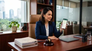Praktisi hukum memeriksa bukti digital chat WhatsApp sebagai alat bukti di persidangan perdata