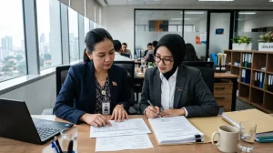 Konsultasi hukum mengenai pemotongan gaji karyawan di kantor perusahaan Indonesia