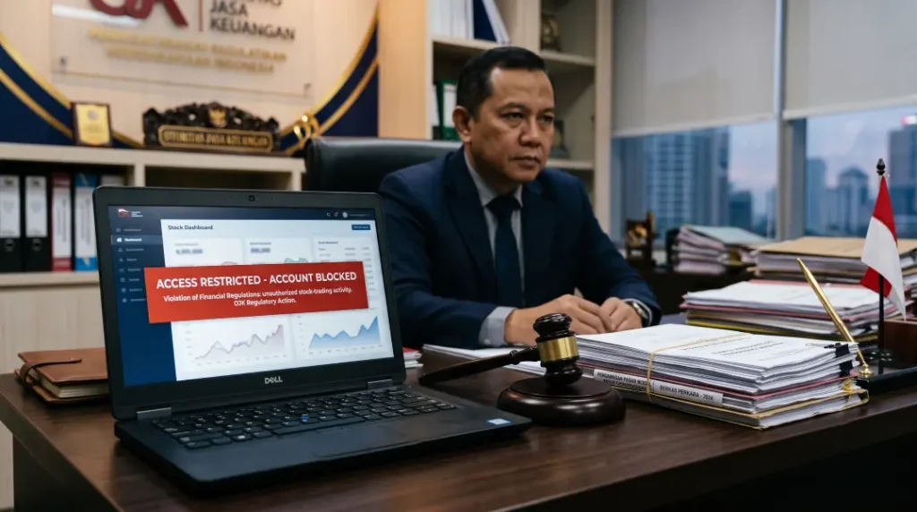 Sanksi Pemutusan Akses Influencer Saham