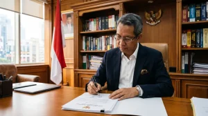 Pejabat publik memeriksa dokumen terkait syarat pembuktian penyalahgunaan wewenang