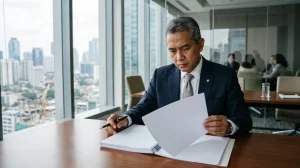 Komisaris Utama PT meninjau dokumen tata kelola untuk menghindari sanksi hukum akibat penyalahgunaan wewenang